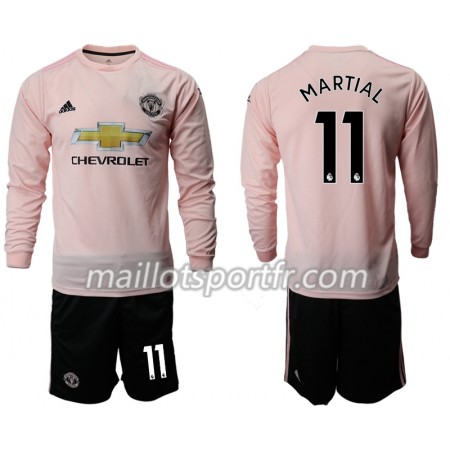 Maillot de Foot Manchester United MARTIAL 11 Enfant Exterieur 2018/19 ML